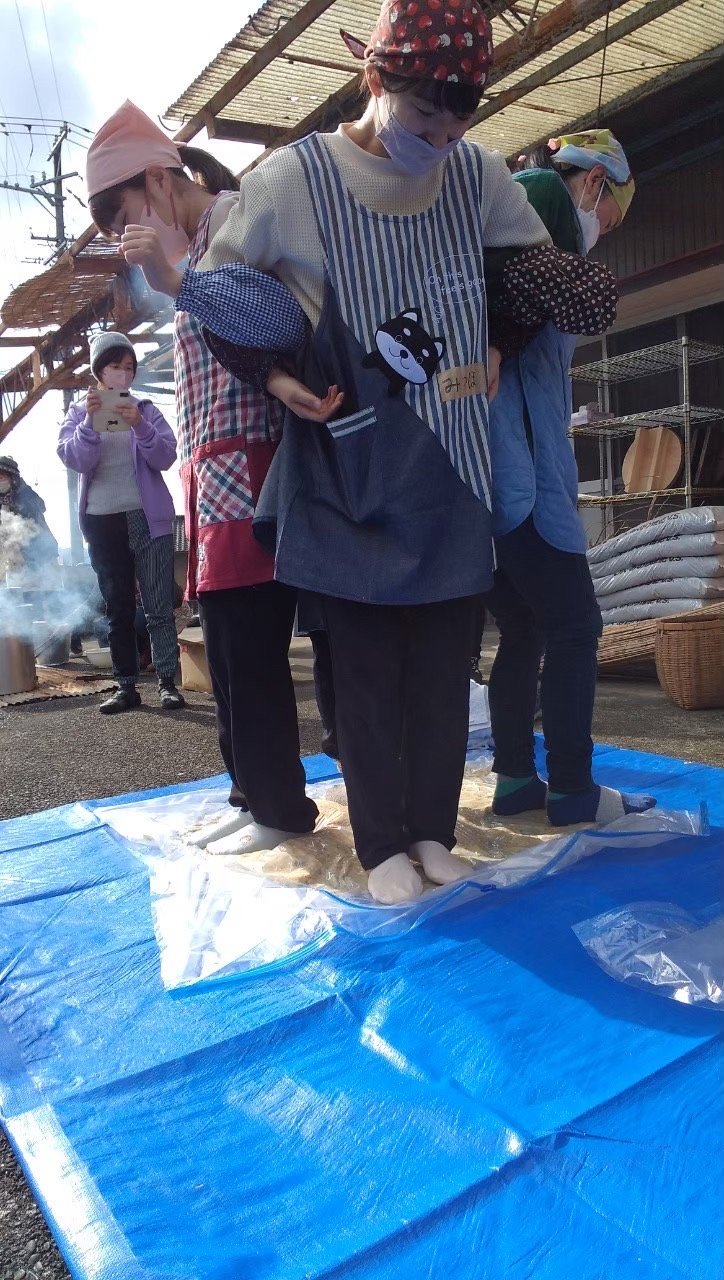 輪になって踊って♪みそつくっちゃおー【大豆(味噌づくり 体験)】